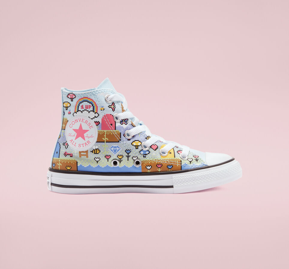Chuck Taylor All Star Gamer Chambray Blue/Bold Pink/White