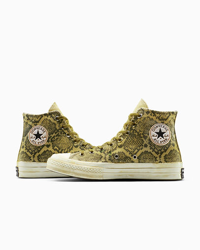 Chuck 70 Serpentine Snake Brown, Detail Angle View