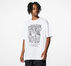 Feel The Beat Graphic Tee White