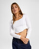 Long Sleeve Corset Top