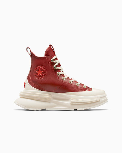 Run Star Legacy CX Platform Leather Rojo ritual/Marfil natural, Outer Side View