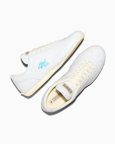 Converse x GOLF le FLEUR* Jogger White/White/Vanilla Custard, Angled View