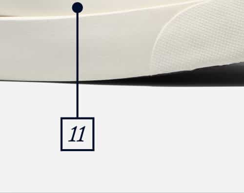 Click eleven to learn more about the vent eyelets