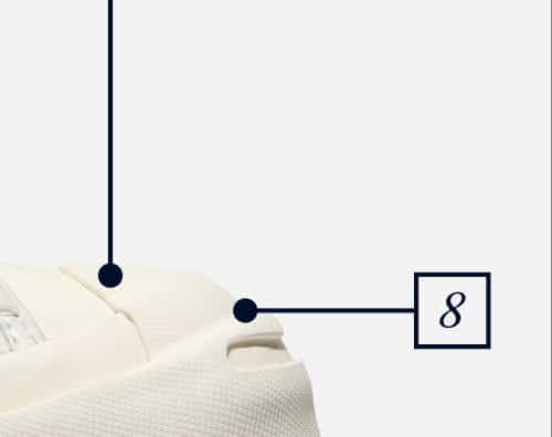 Click eight to learn more about the toe cap