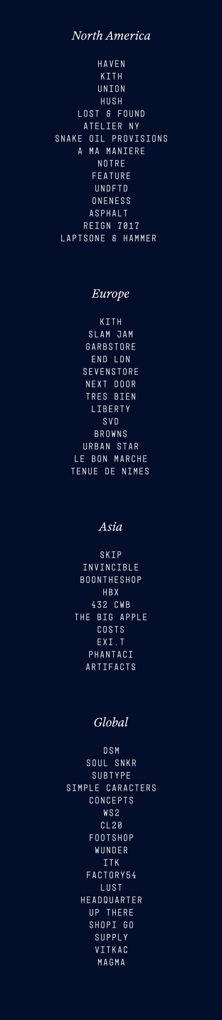Retail List
