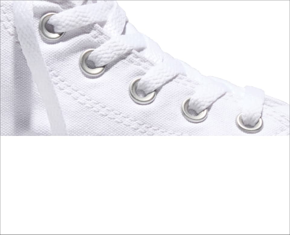 Laces of Chuck Taylor All Star Shoes