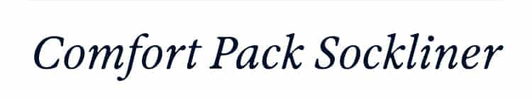 Comfort Pack Sockliner
