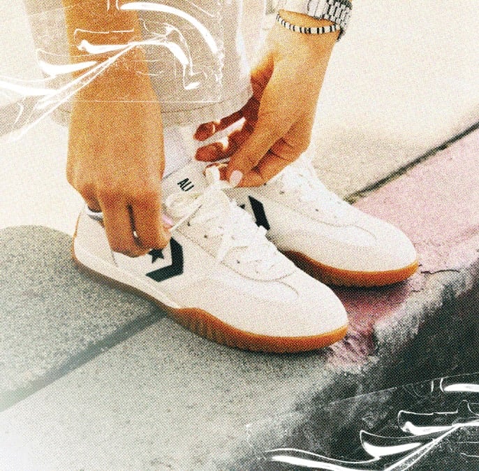 Run Star Trainer Shoe in Pool Blue