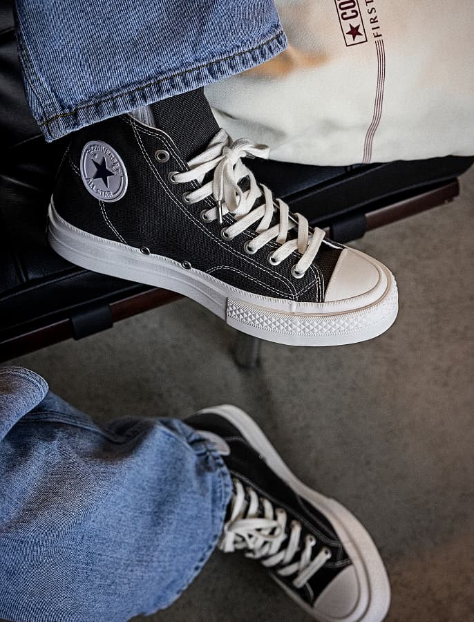 Converse First String Black Shoes