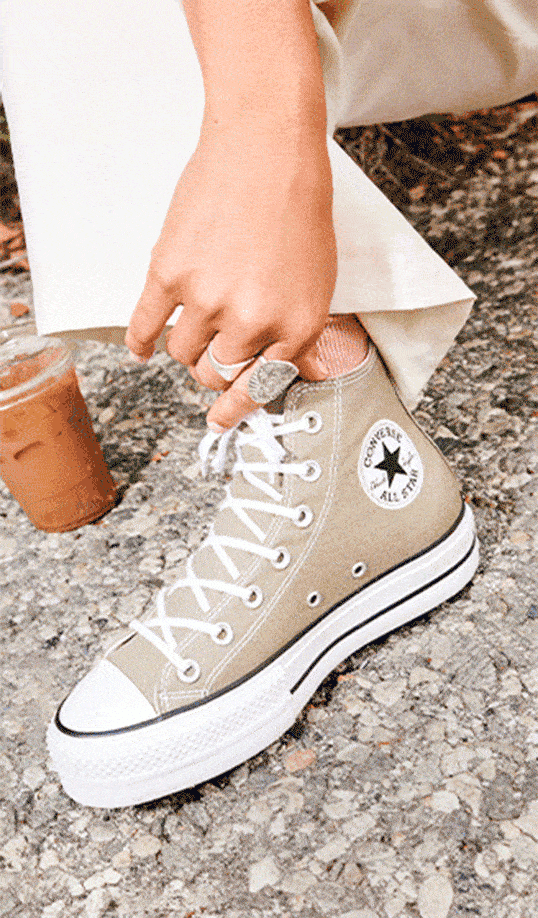beige converse high tops