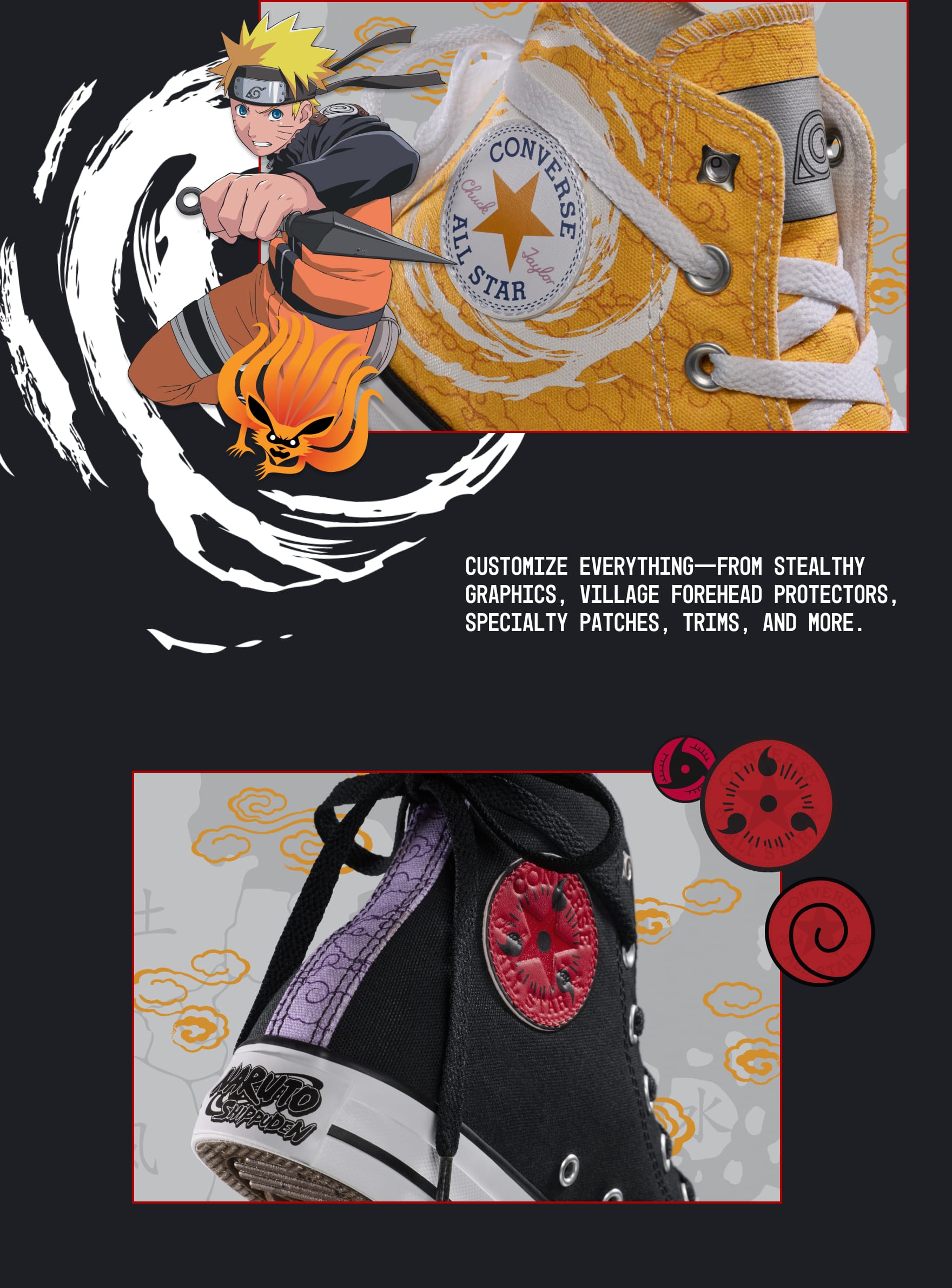CONVERSE X NARUTO SHIPPUDEN