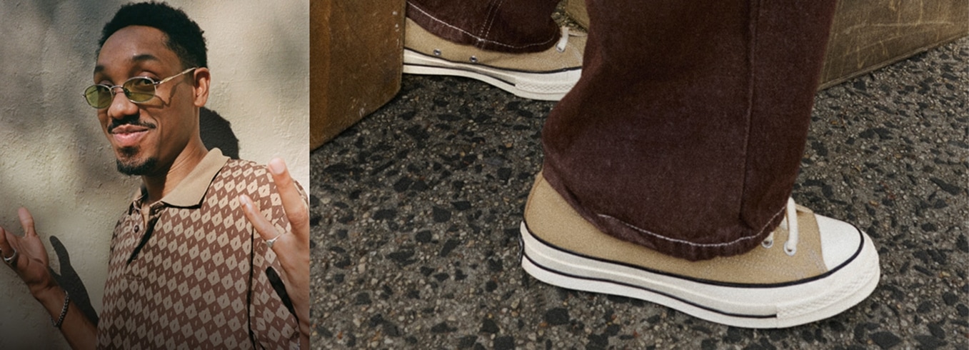 Tan High Top Chuck 70 Shoes