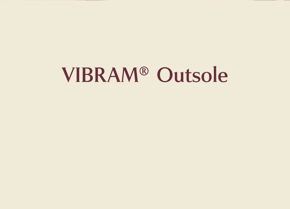 VIBRAM Outsole