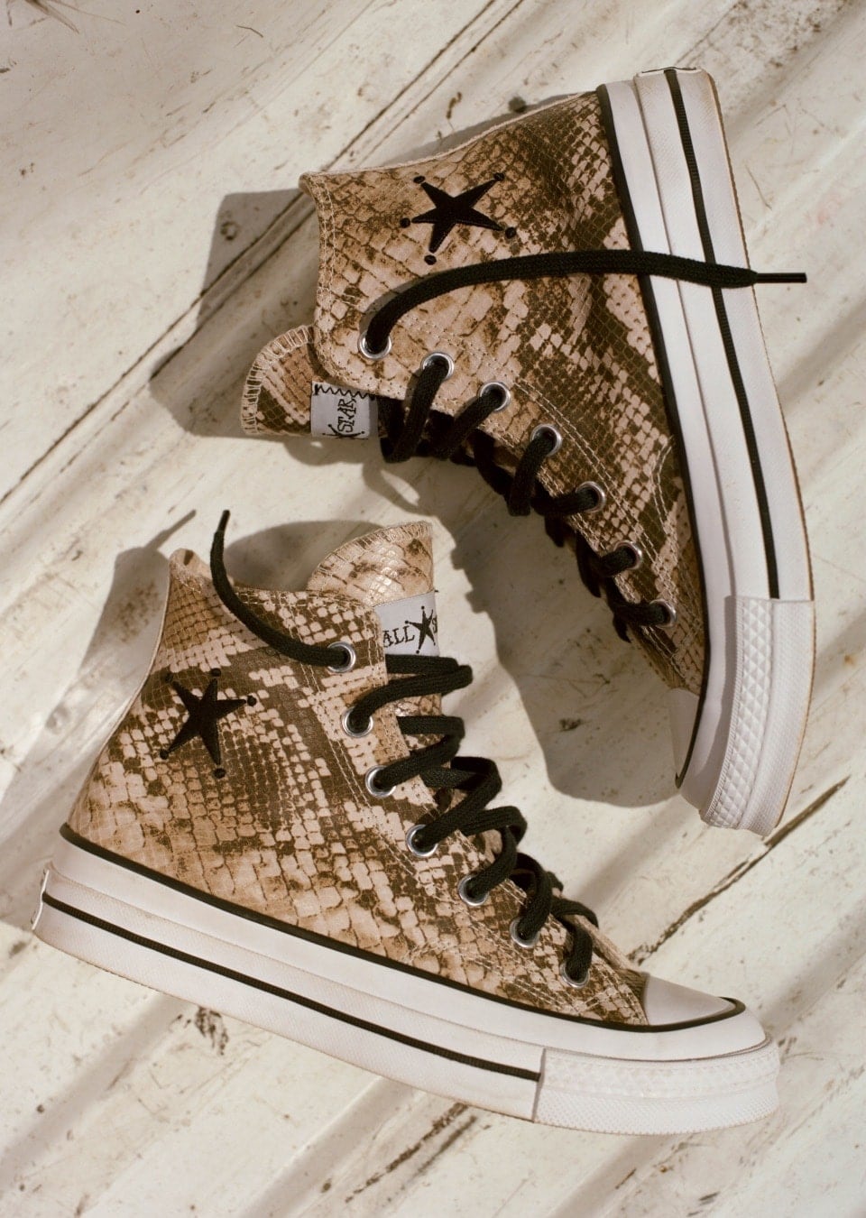 Shop St&uuml;ssy Collection - Snakeskin shoes