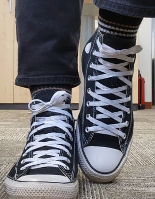 how to tie a converse