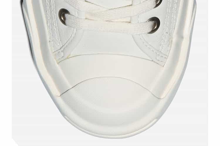 Jack Purcell toe of shoe