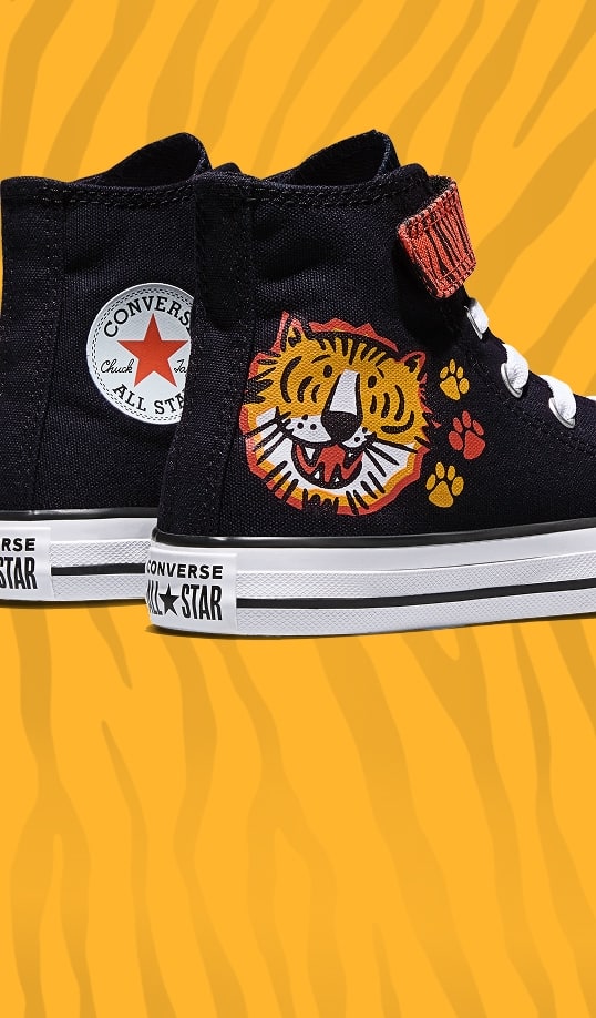 Kids Tiger Print Shoes