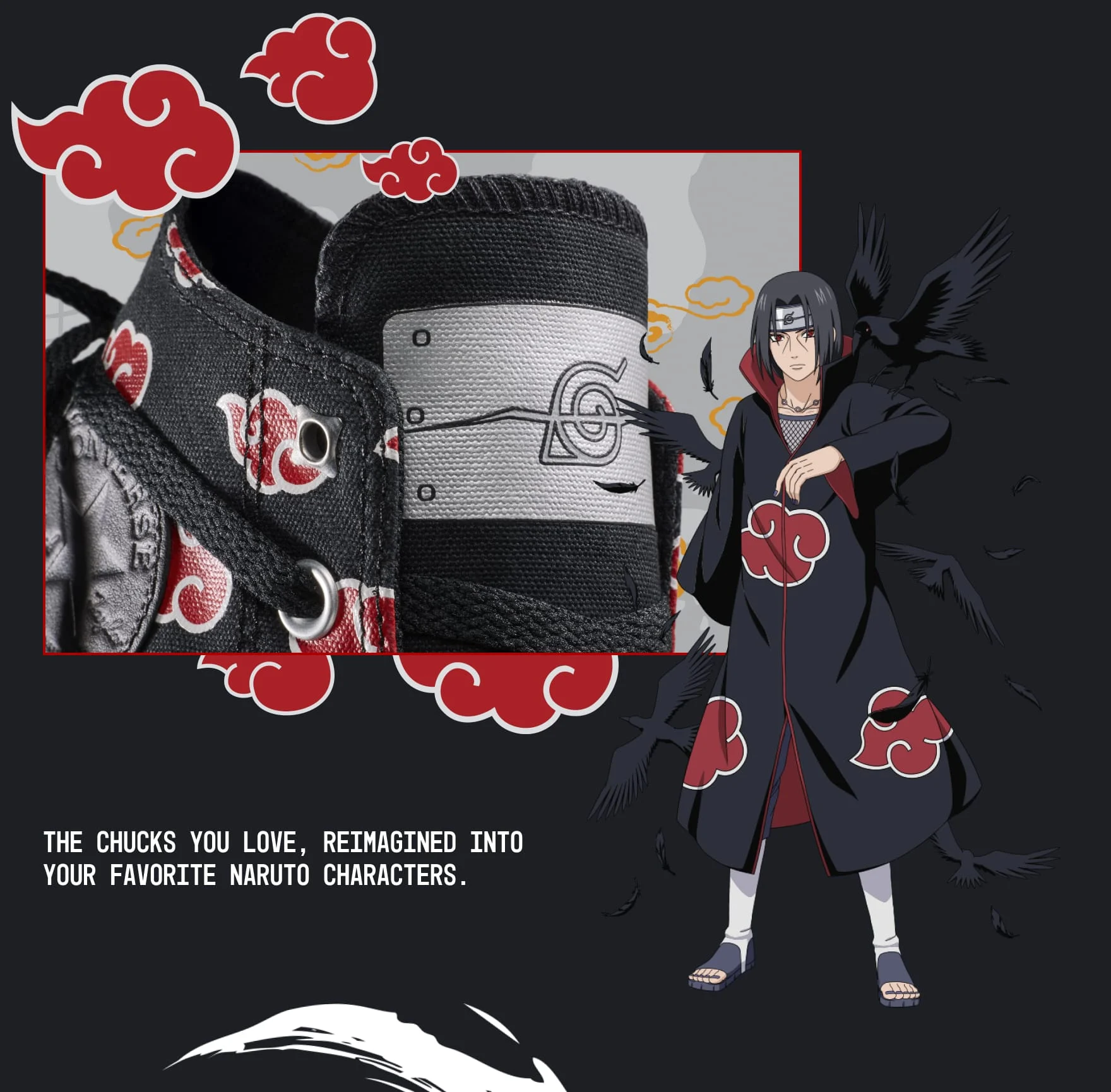CONVERSE X NARUTO SHIPPUDEN 