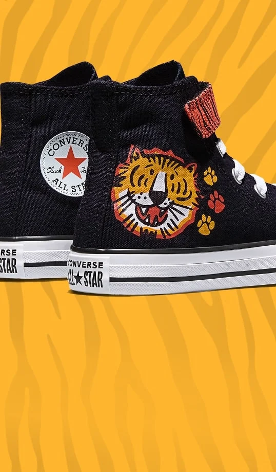 Kids Tiger Print Shoes