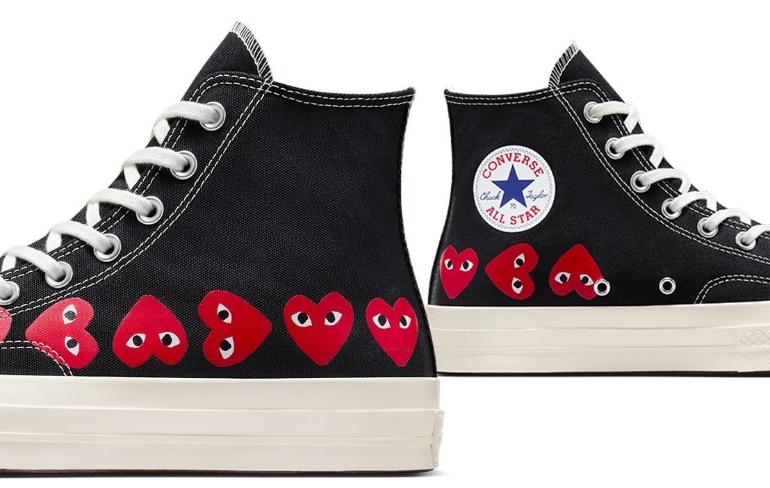 Converse x COMME des GARÇONS PLAY Collection. Converse.com