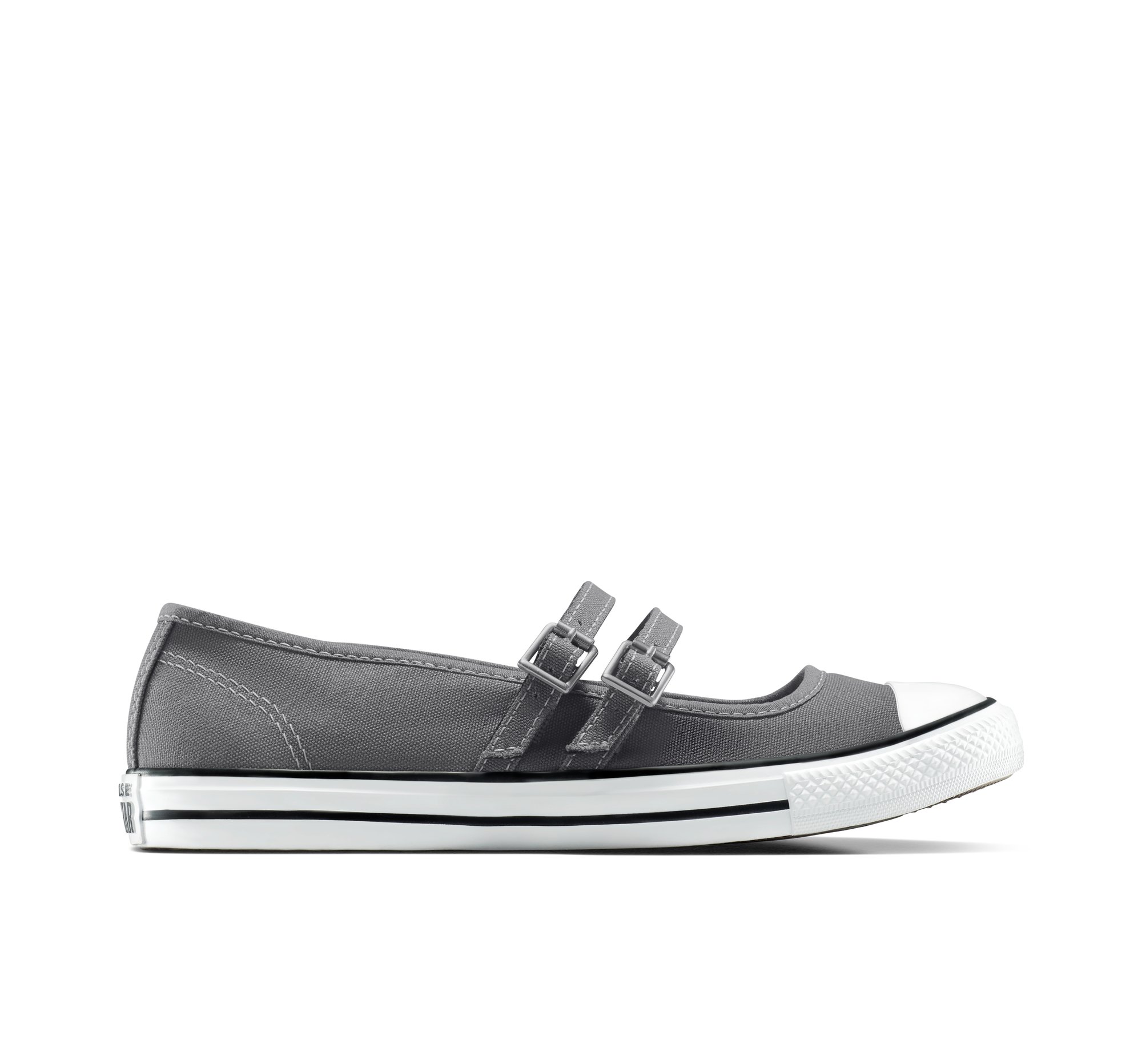 Converse Chuck Taylor All Star Dainty Mary Jane Slip-On Scarpa Low Top, Cotone da Donna in Grigio