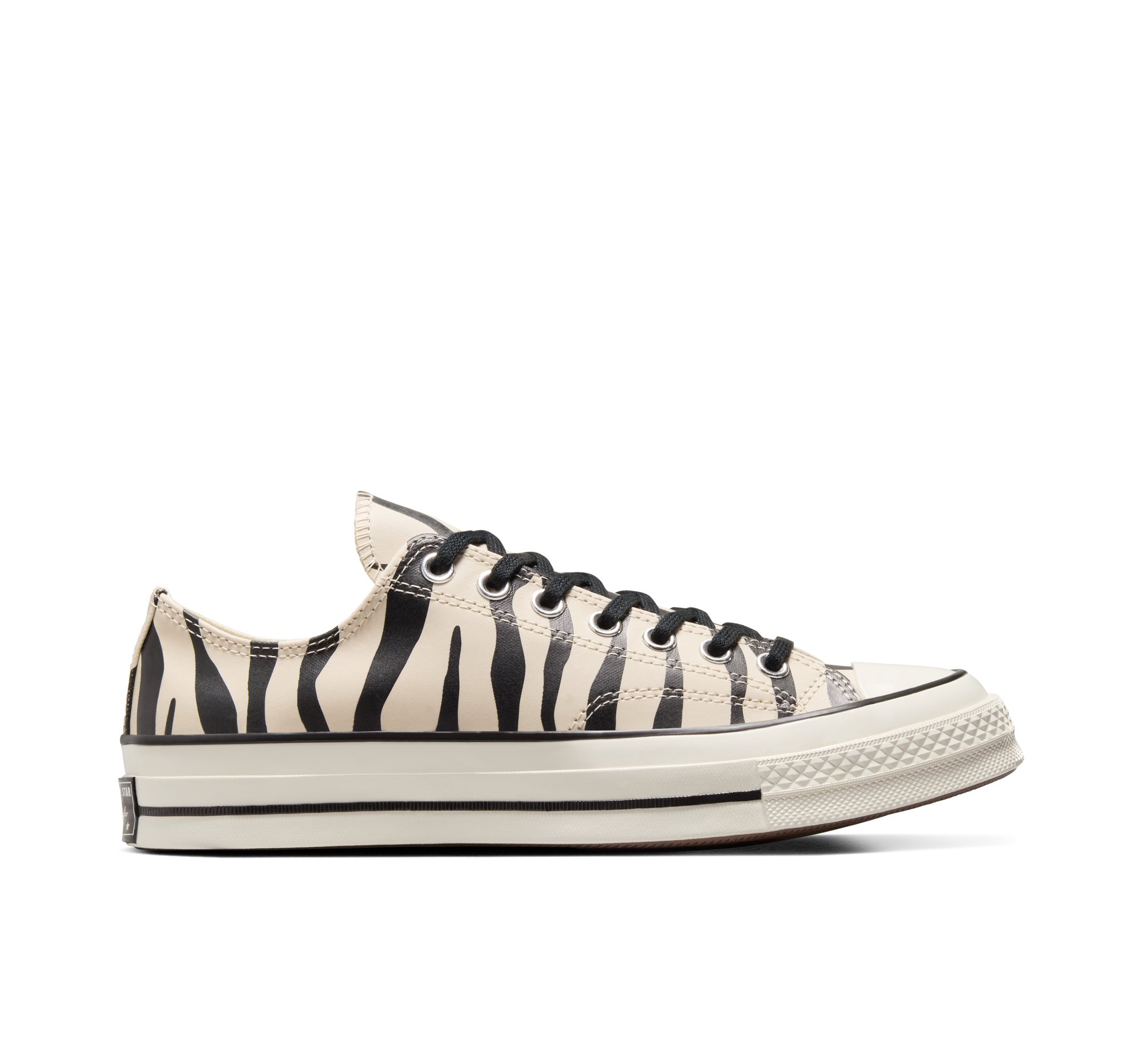 Converse Chuck 70 Glow-In-The-Dark Zebra Print Scarpa Low Top, Cotone in Marrone, Taglia One Size