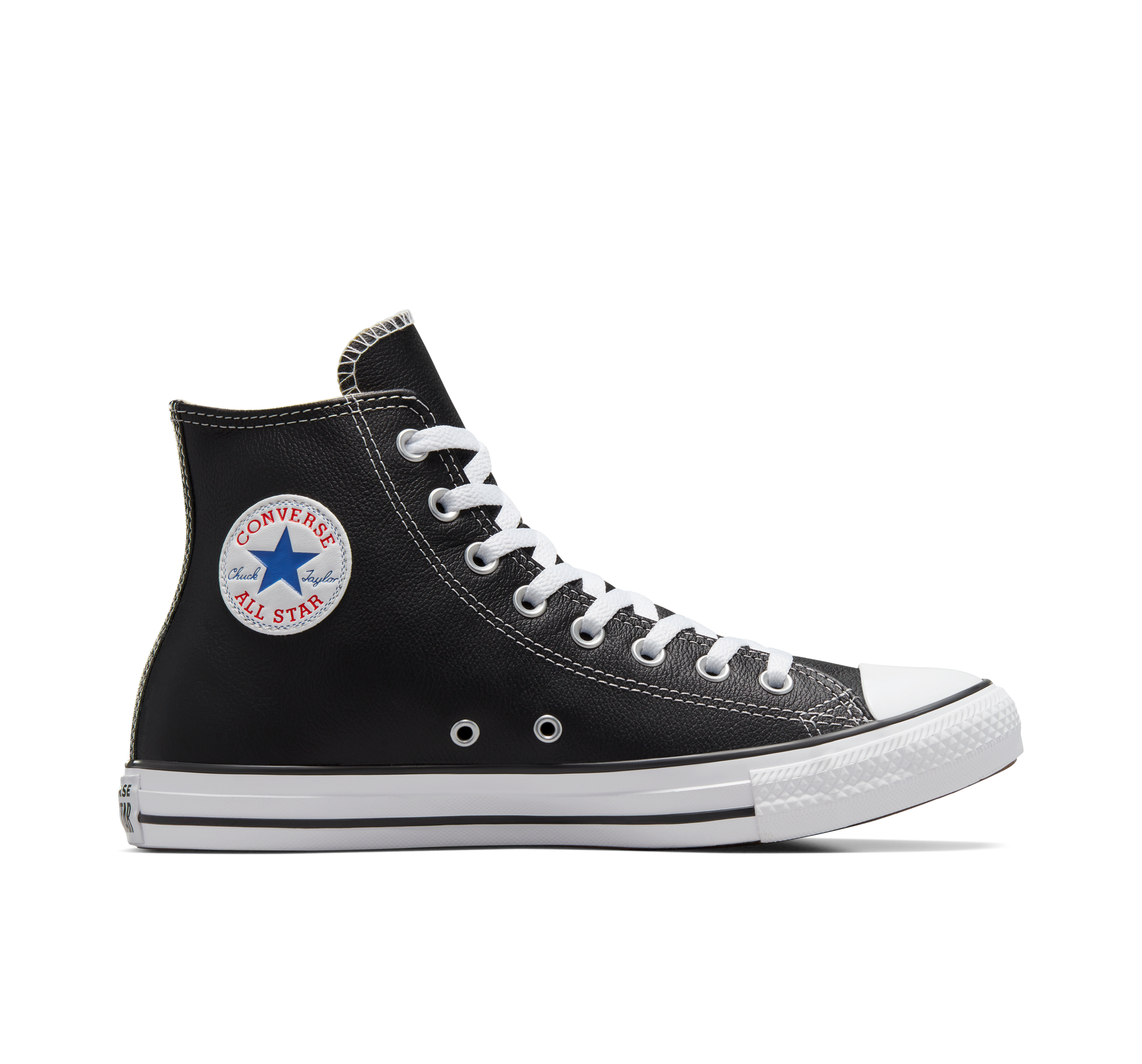 Converse Chuck Taylor All Star Mono Leather Scarpa High Top, Pelle in Nero, Taglia 38