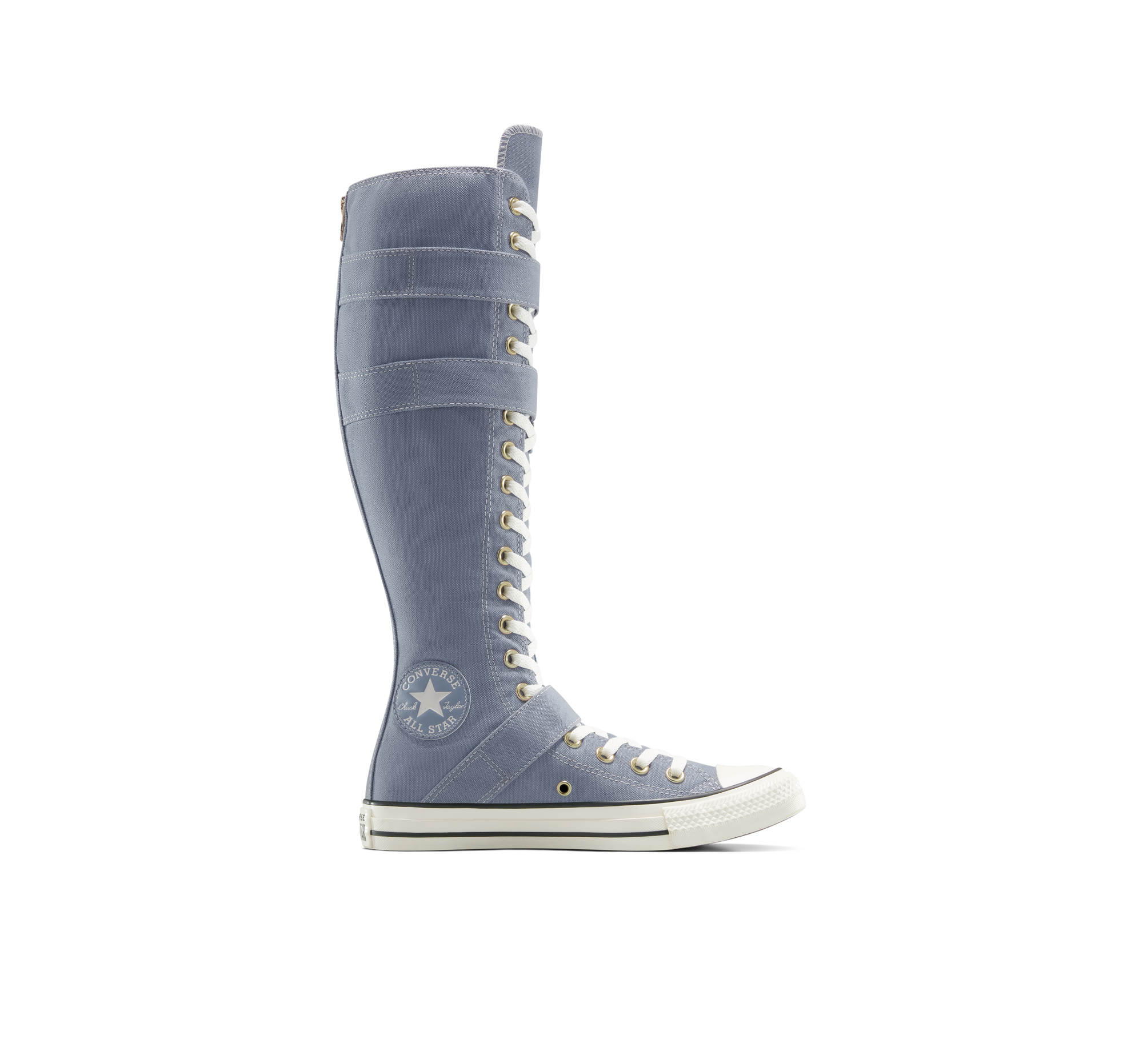⭐Converse Chuck Taylor XXHi Buckles Sz 5 Mens Knee-high Boots Shoes Gray A11892C Converse ⭐Converse Chuck Taylor XXHi Buckles Sz 5 Mens Knee  main image 2