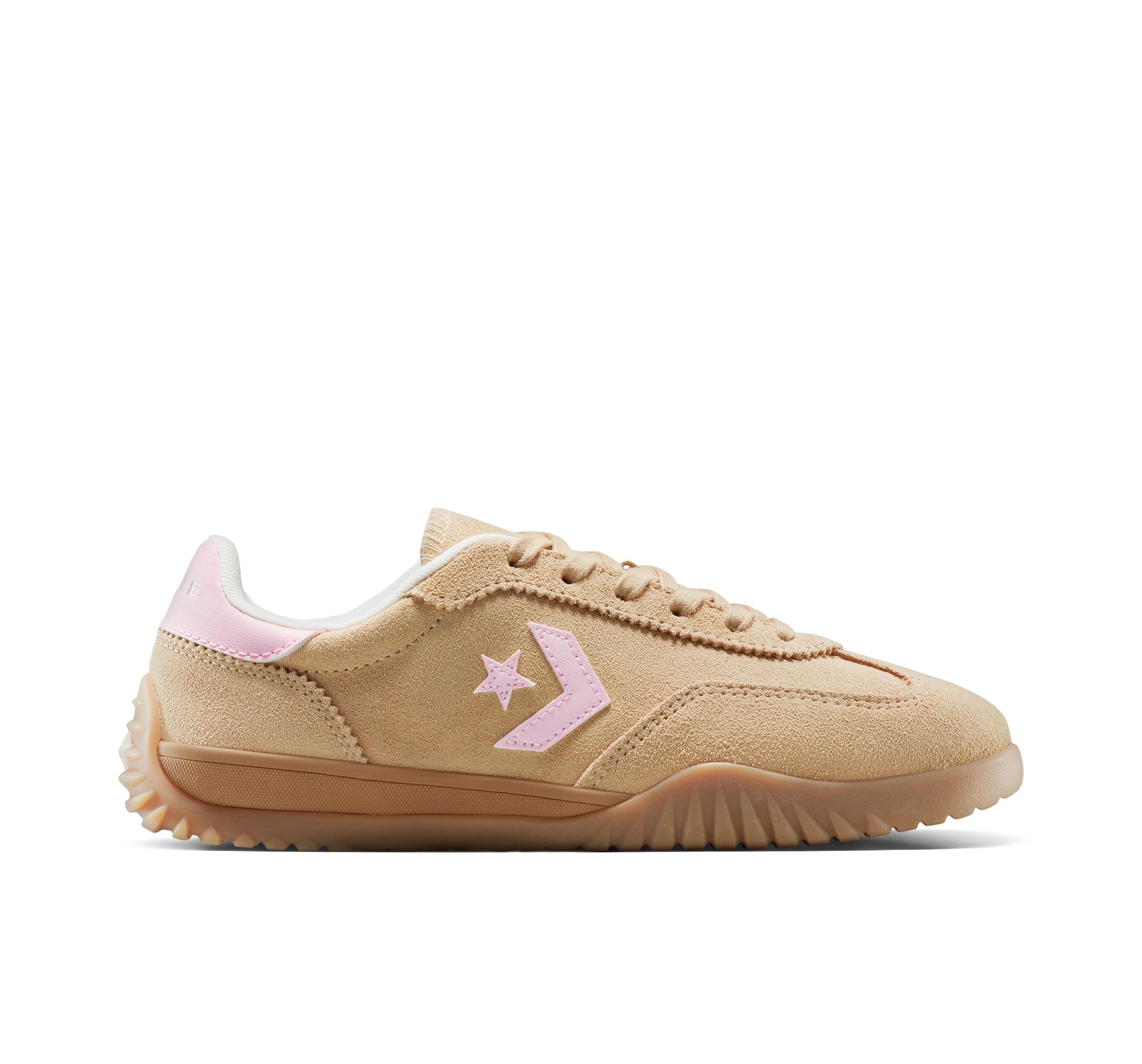 Converse Run Star Trainer Suede Scarpa Low Top in Marrone