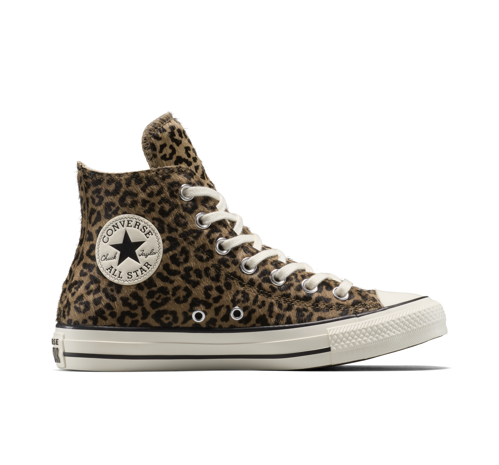 Converse Chuck Taylor All Star Pony Hair Zapatillas Altas para Mujeres en Sand Dune/black, Talla EU 36