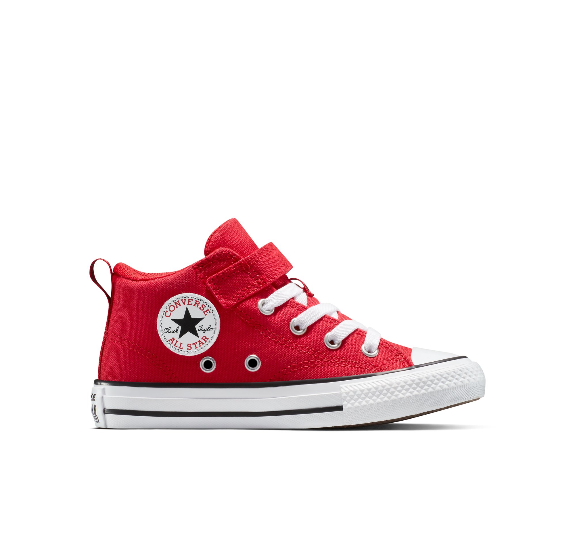 Converse Chuck Taylor All Star Malden Street Scarpa Mid Top, Cotone da Bambini in Rosso
