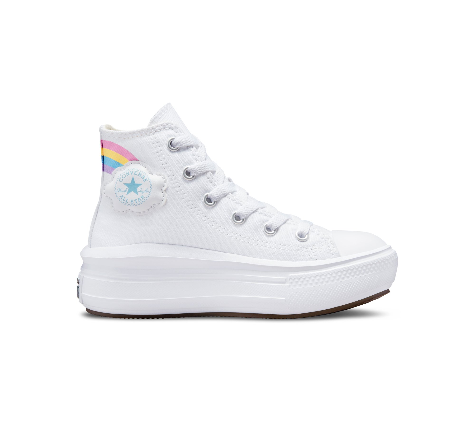Chuck Taylor All Star Move Platform Rainbow Cloud Younger Kids