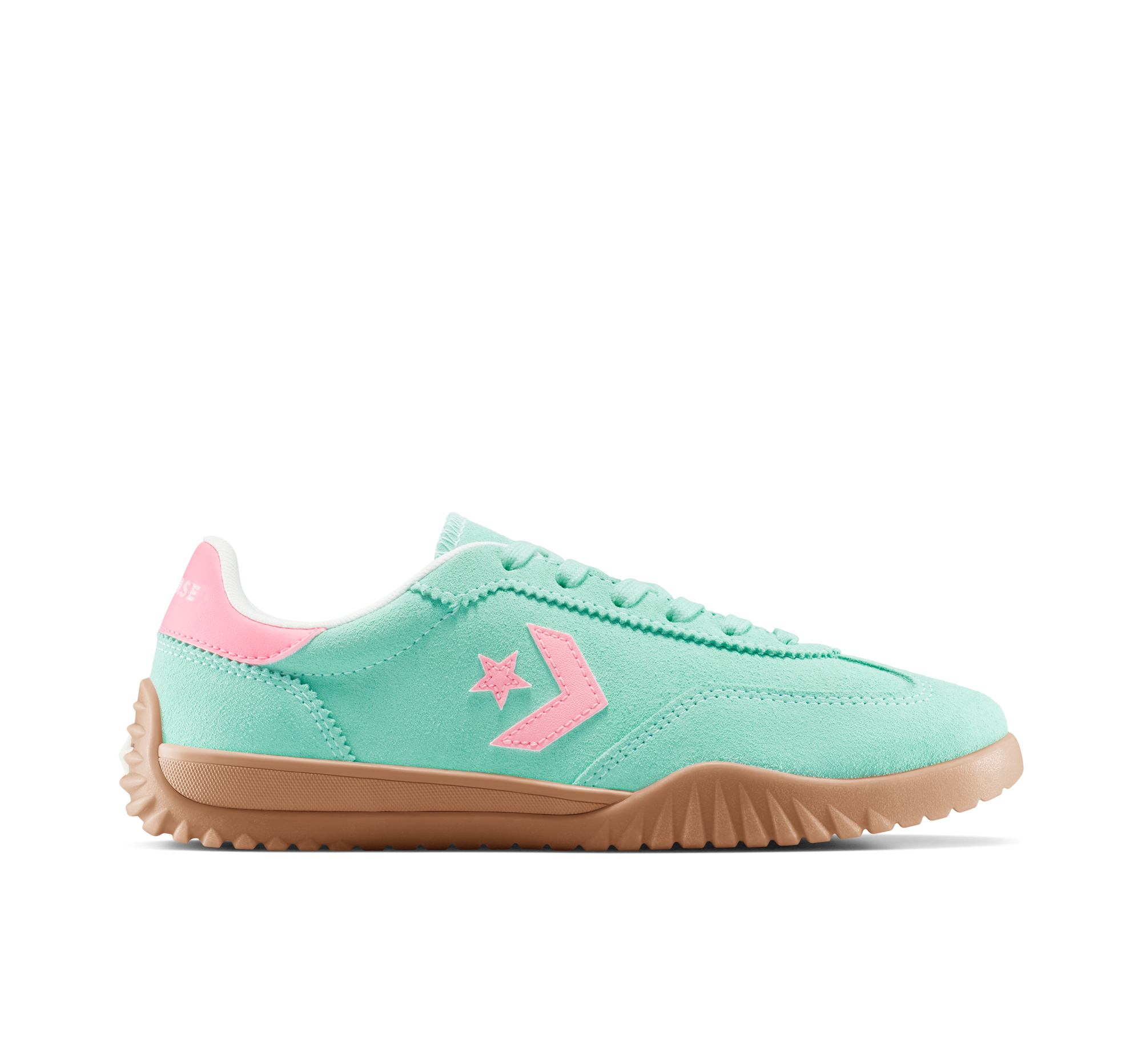 Converse Run Star Trainer Scarpa Low Top, Suede in Verde