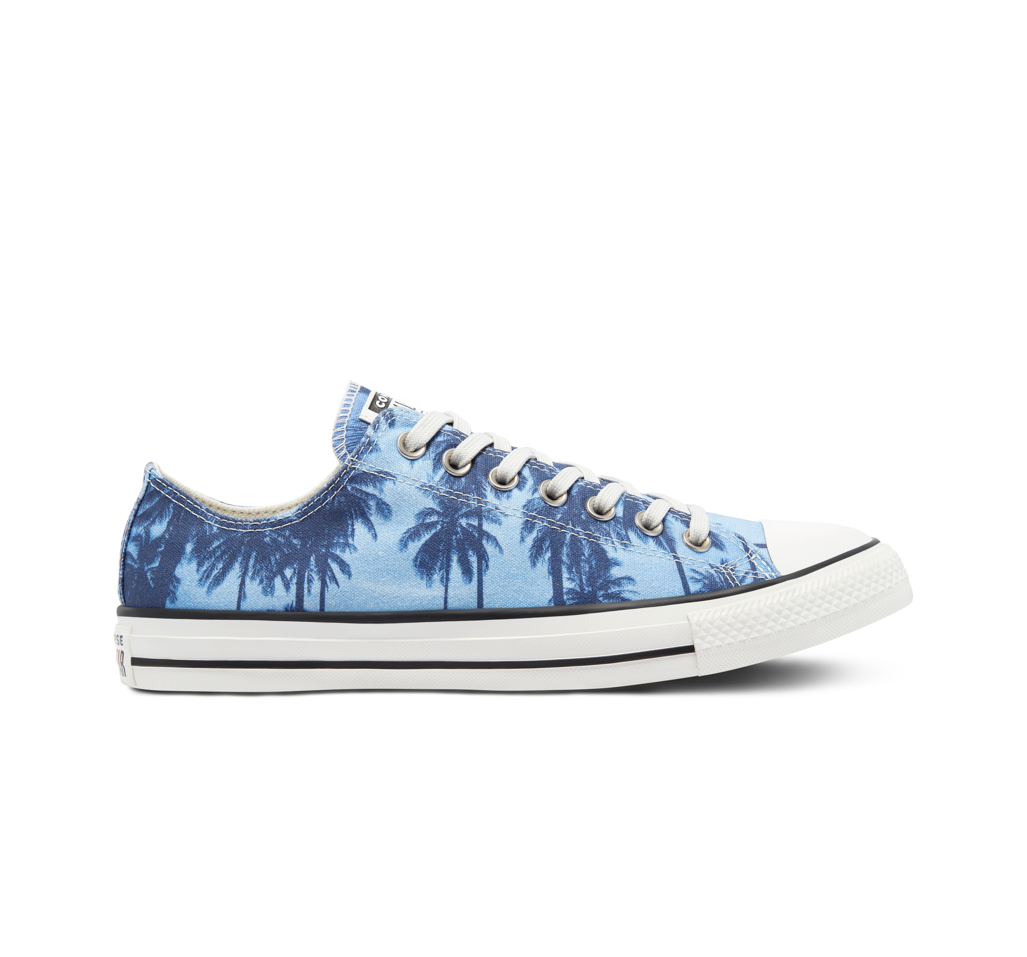 Converse Men\'s Chuck Taylor All Stars Hi Top Palm Trees 171279F Blue‎ Pink Sz 8 Converse Shoes High Casual Sunset Palm Trees | Mercari main image 2