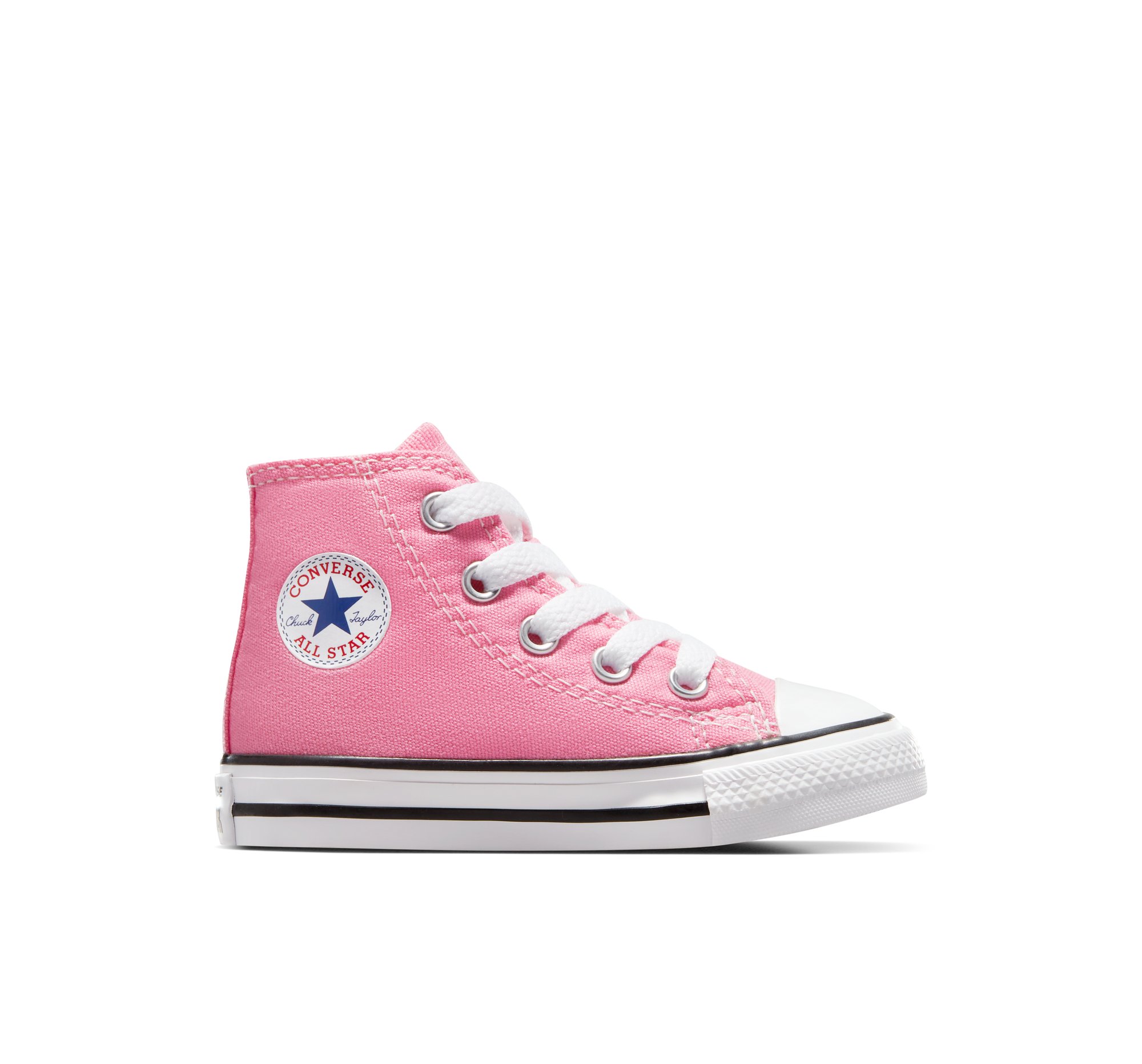 Converse Inft C/t Allstar Hi Pink Scarpa High Top, Cotone da Bambini in Rosa, Taglia 18