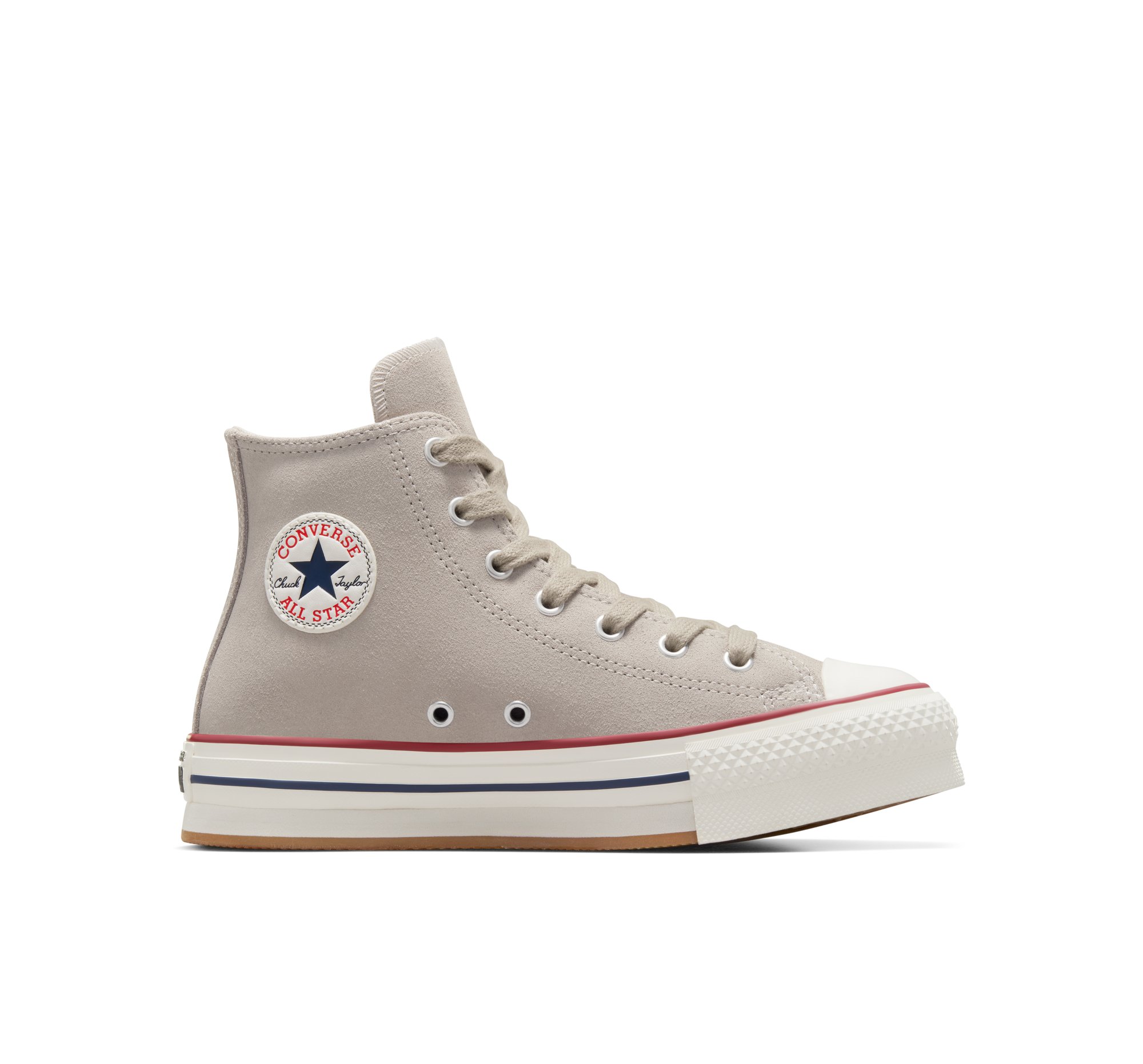 Converse Chuck Taylor All Star Eva Lift Platform Suede Scarpa High Top da Bambini in Marrone