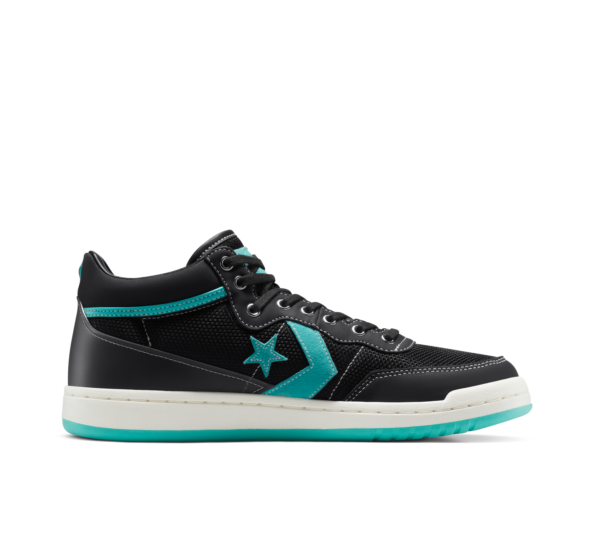 Converse X Liverpool FC Cons Fastbreak Pro Scarpa Mid Top, Pelle in Nero, Taglia One Size