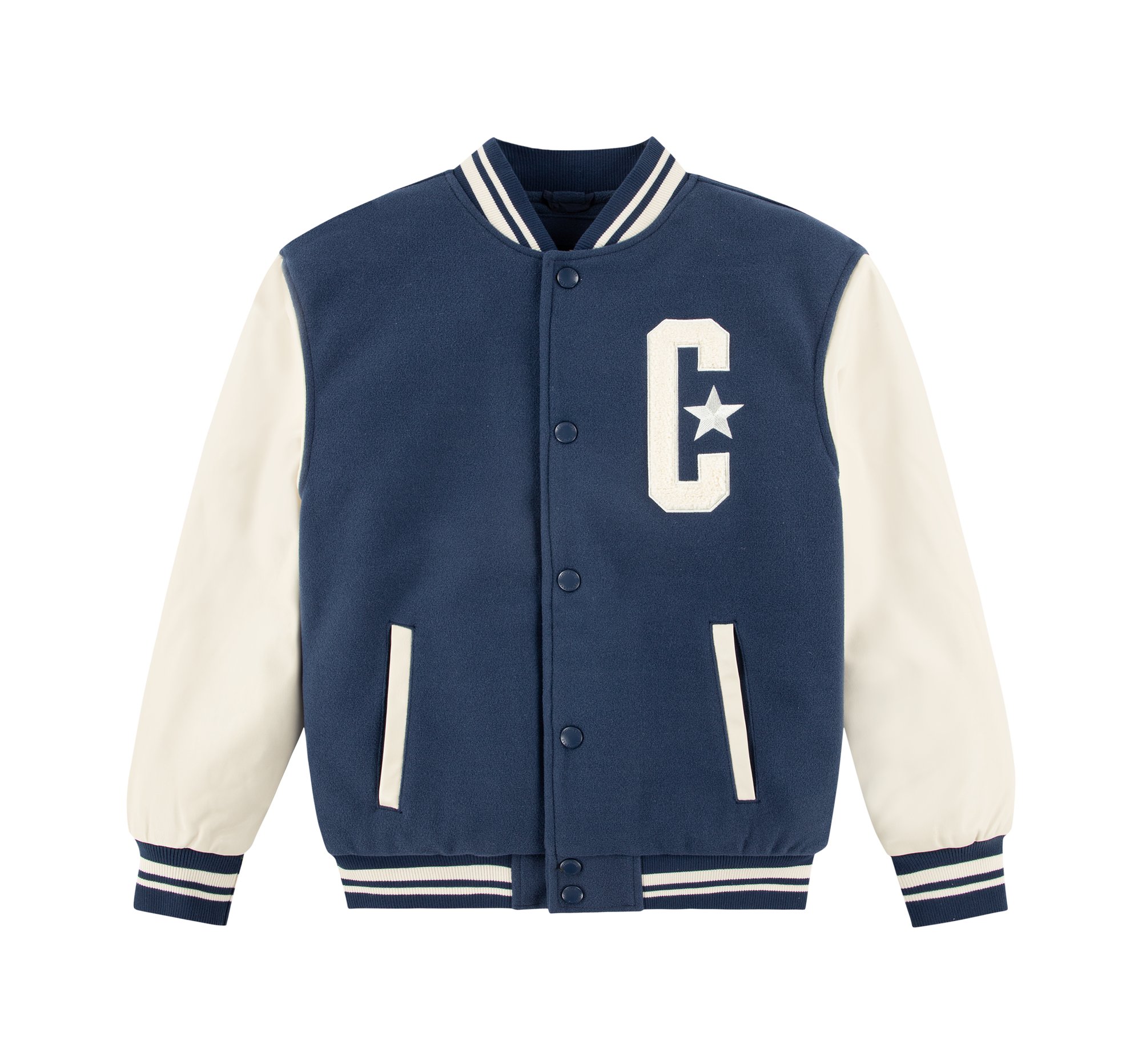 CONVERSE Varsity Jacket Navy