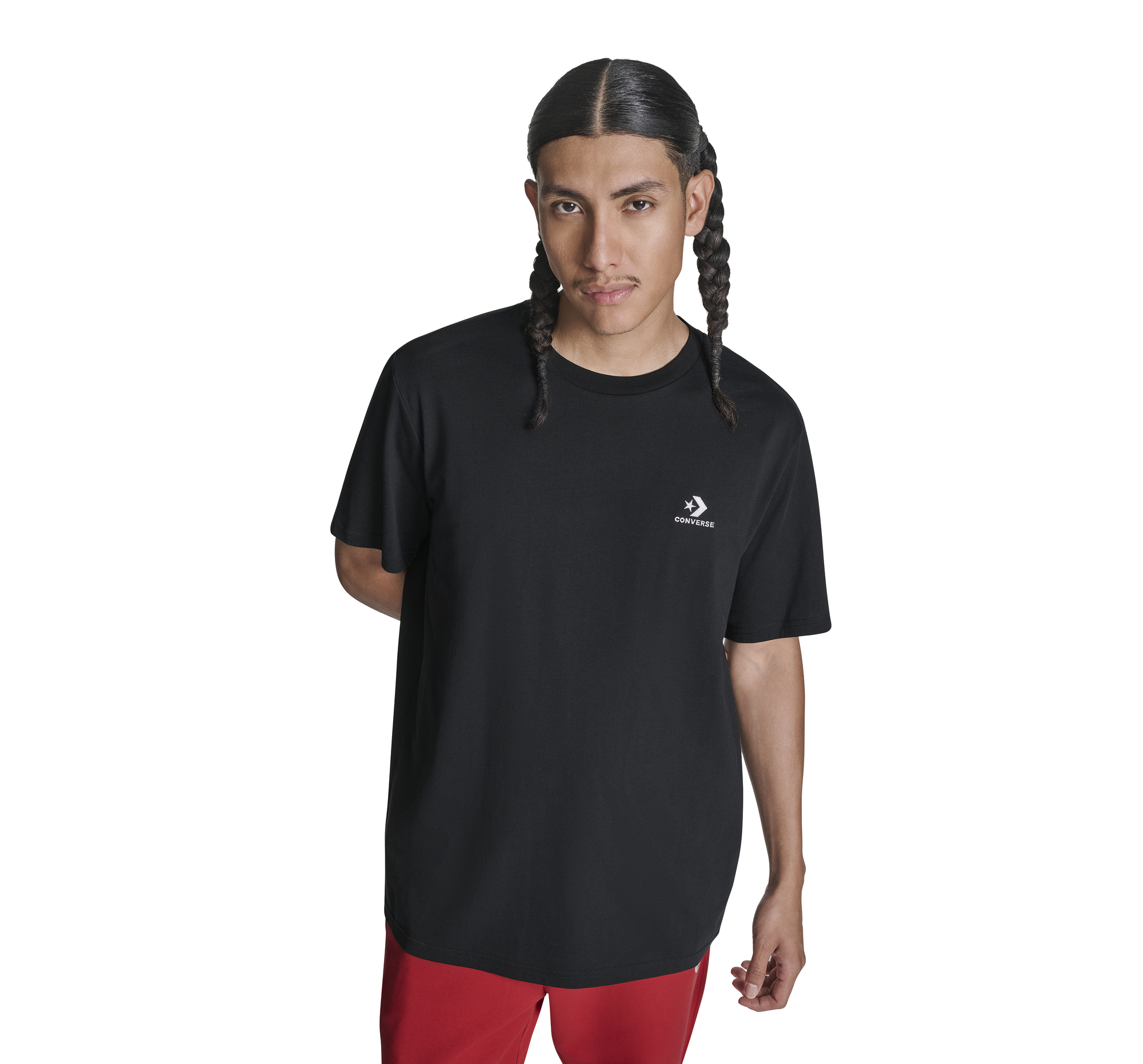 CONVERSE Star Chevron T-Shirt Black