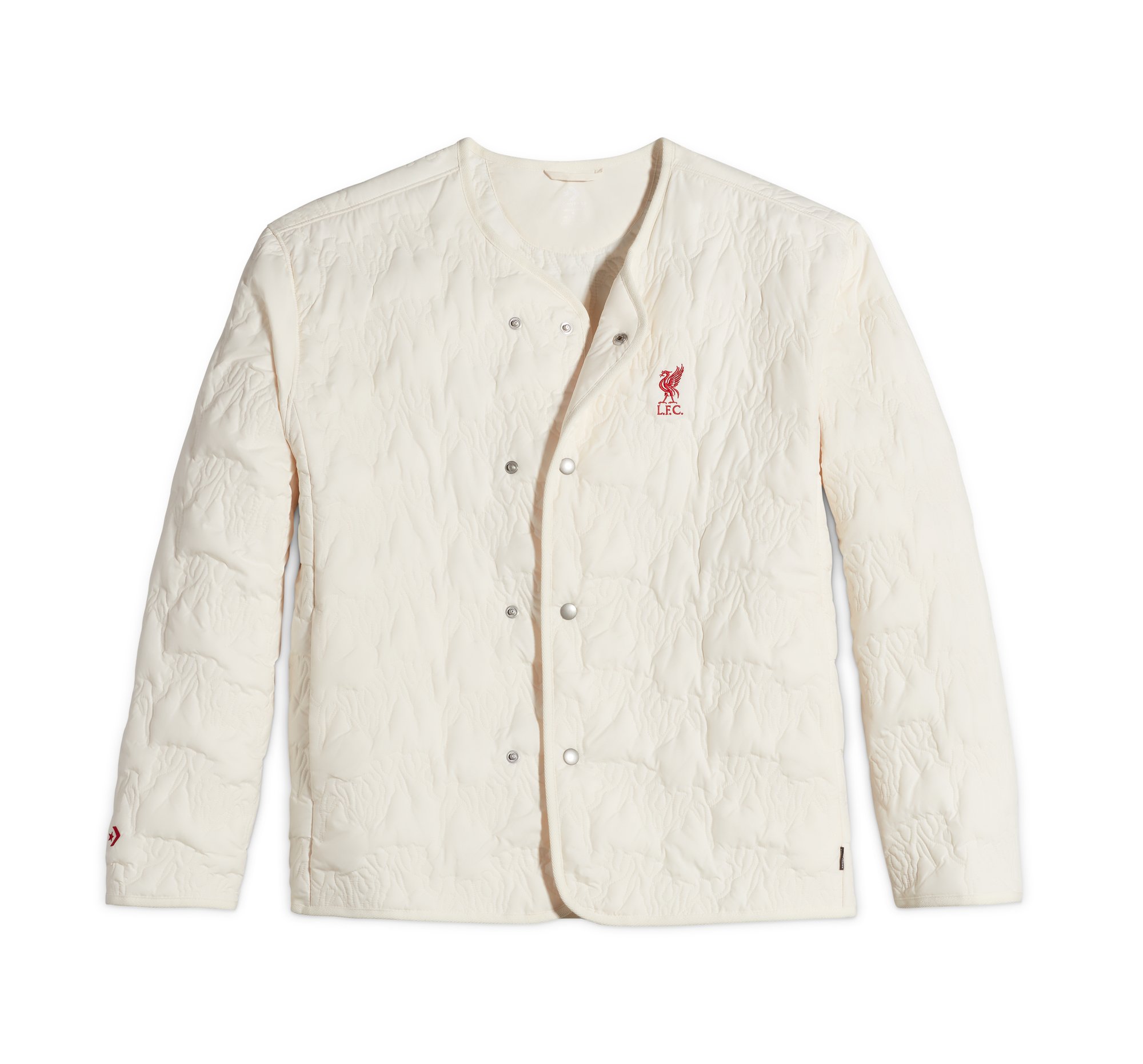 Converse X Liverpool FC Malden Liner Jacket Giacca in Marrone, Taglia One Size