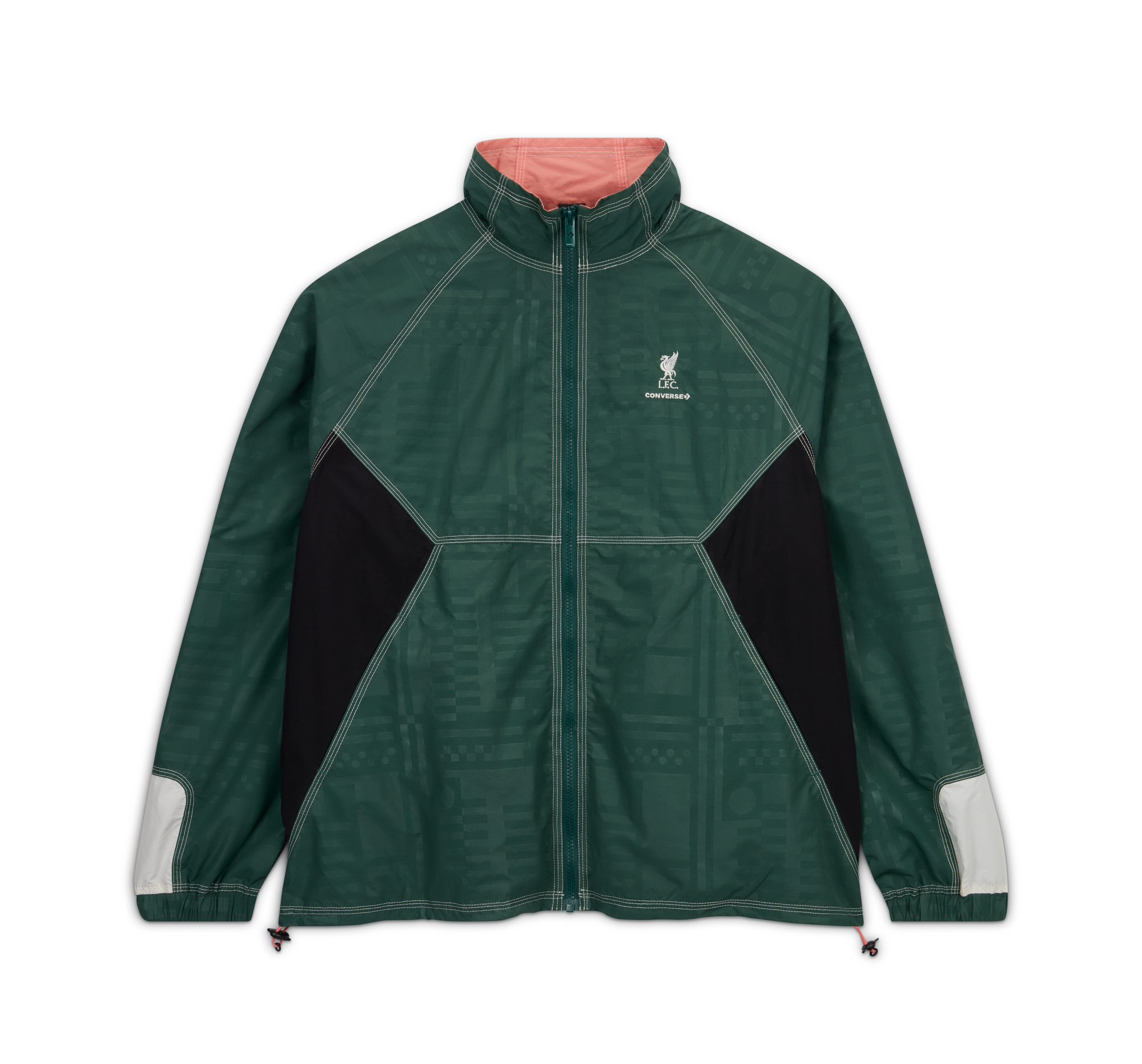 Converse X Liverpool FC Wind Jacket Giacca in Verde, Taglia One Size