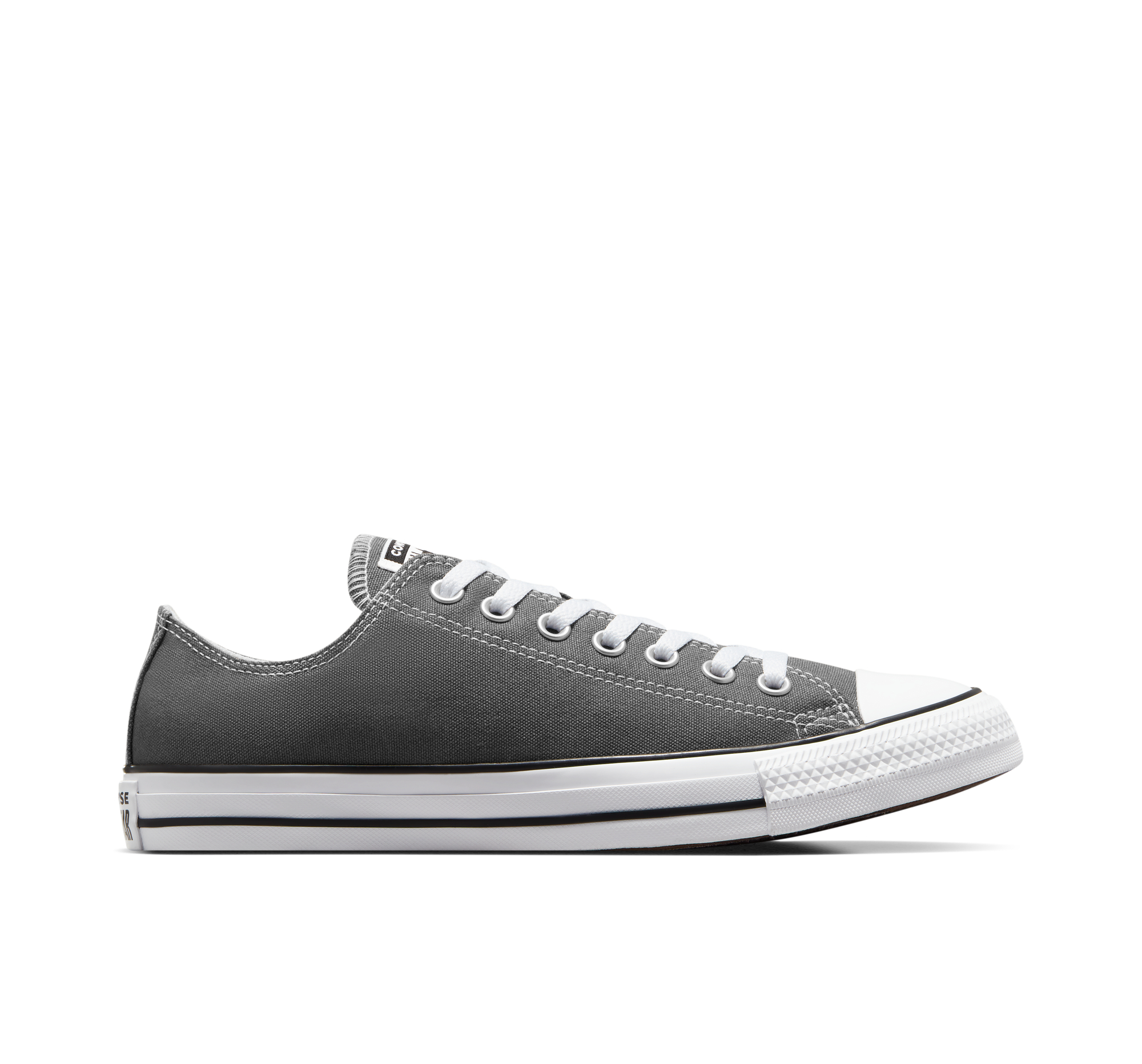 Converse Chuck Taylor All Star Classic Scarpa Low Top, Cotone in Grigio, Taglia 35