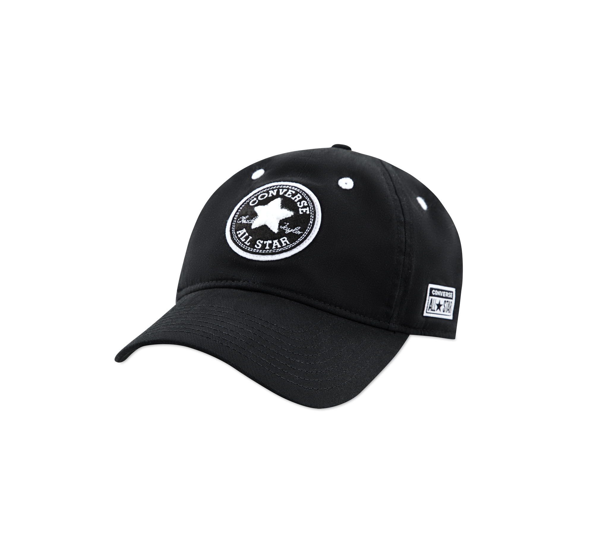 Converse Retro Remix Curve Brim Cappello in Nero, Taglia One Size