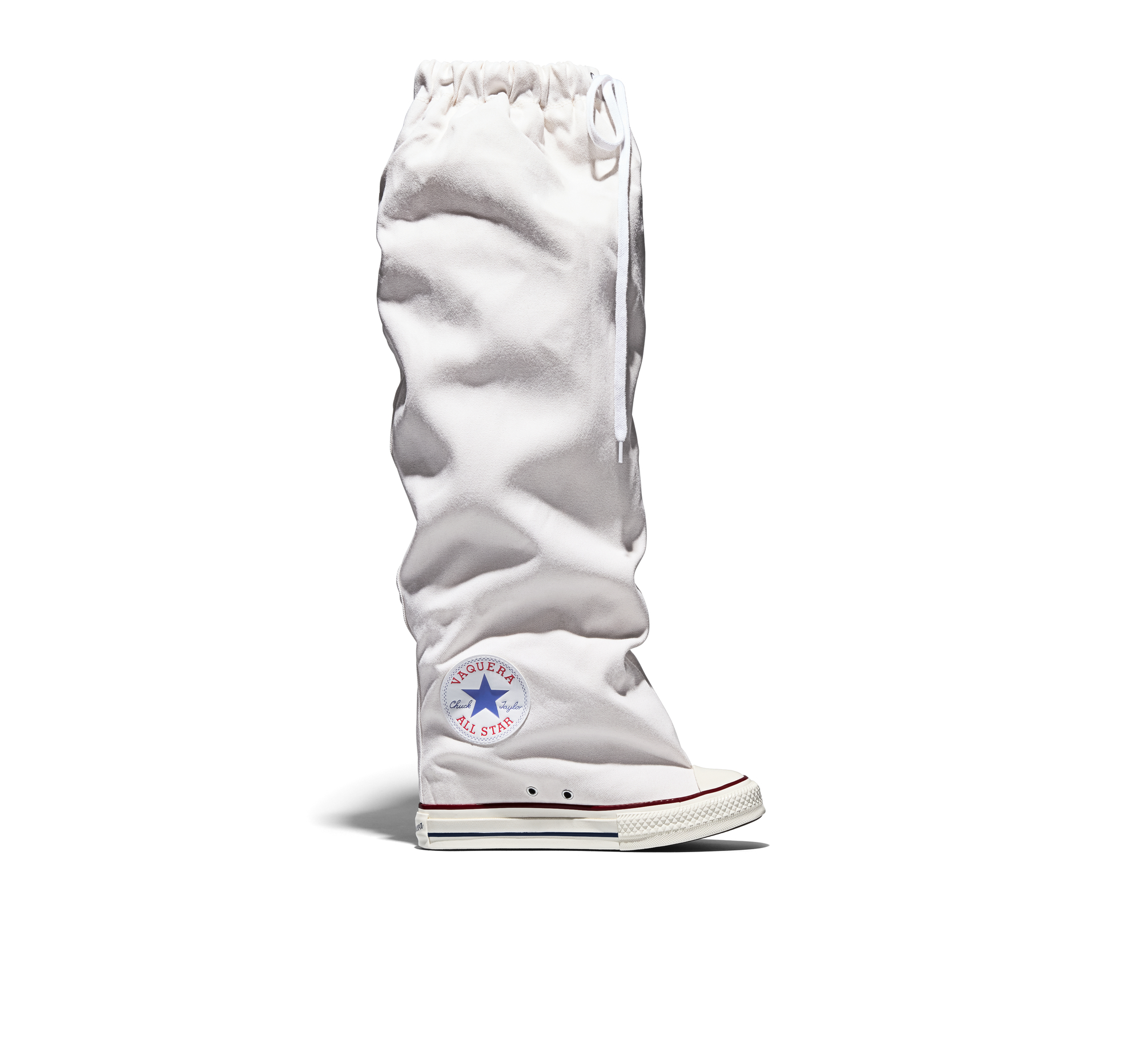 Converse x Vaquera Chuck Taylor All Star XXXHi Slouch Wedge Canvas Zapatillas Altas para Mujeres en White/black, Talla EU 35 - A17690C