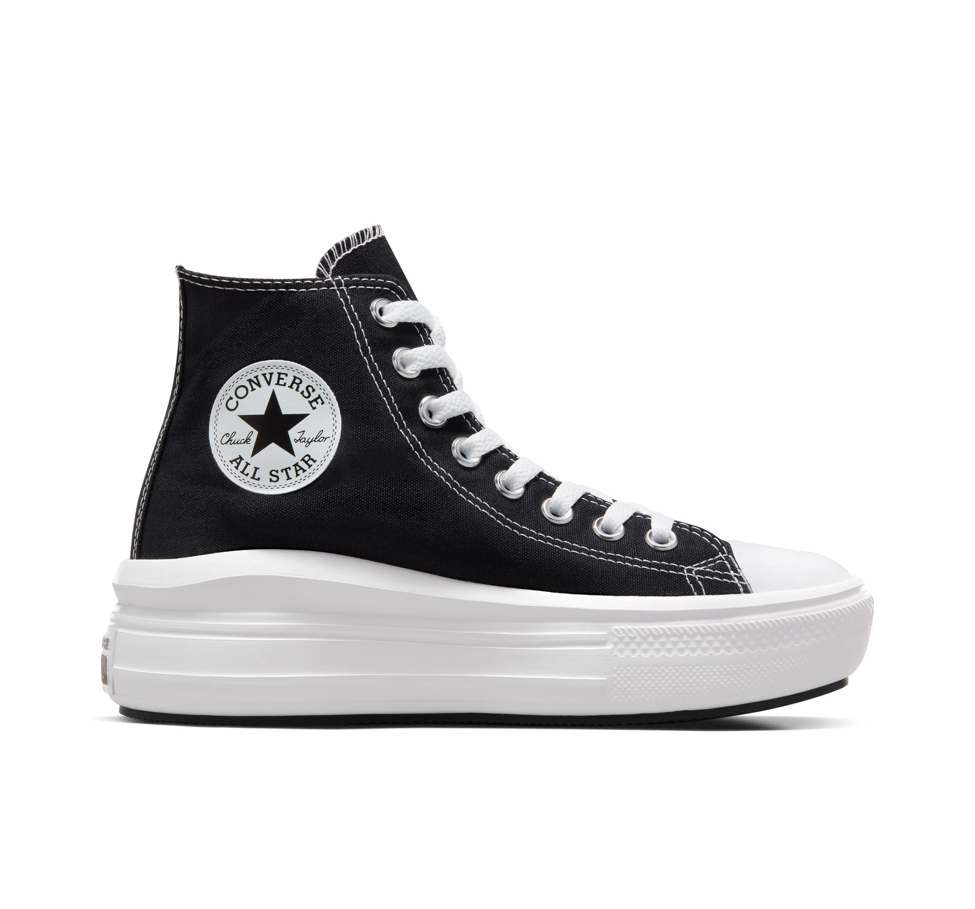 Converse Chuck Taylor All Star Move in Black/Natural Ivory/White, Maat EU 41