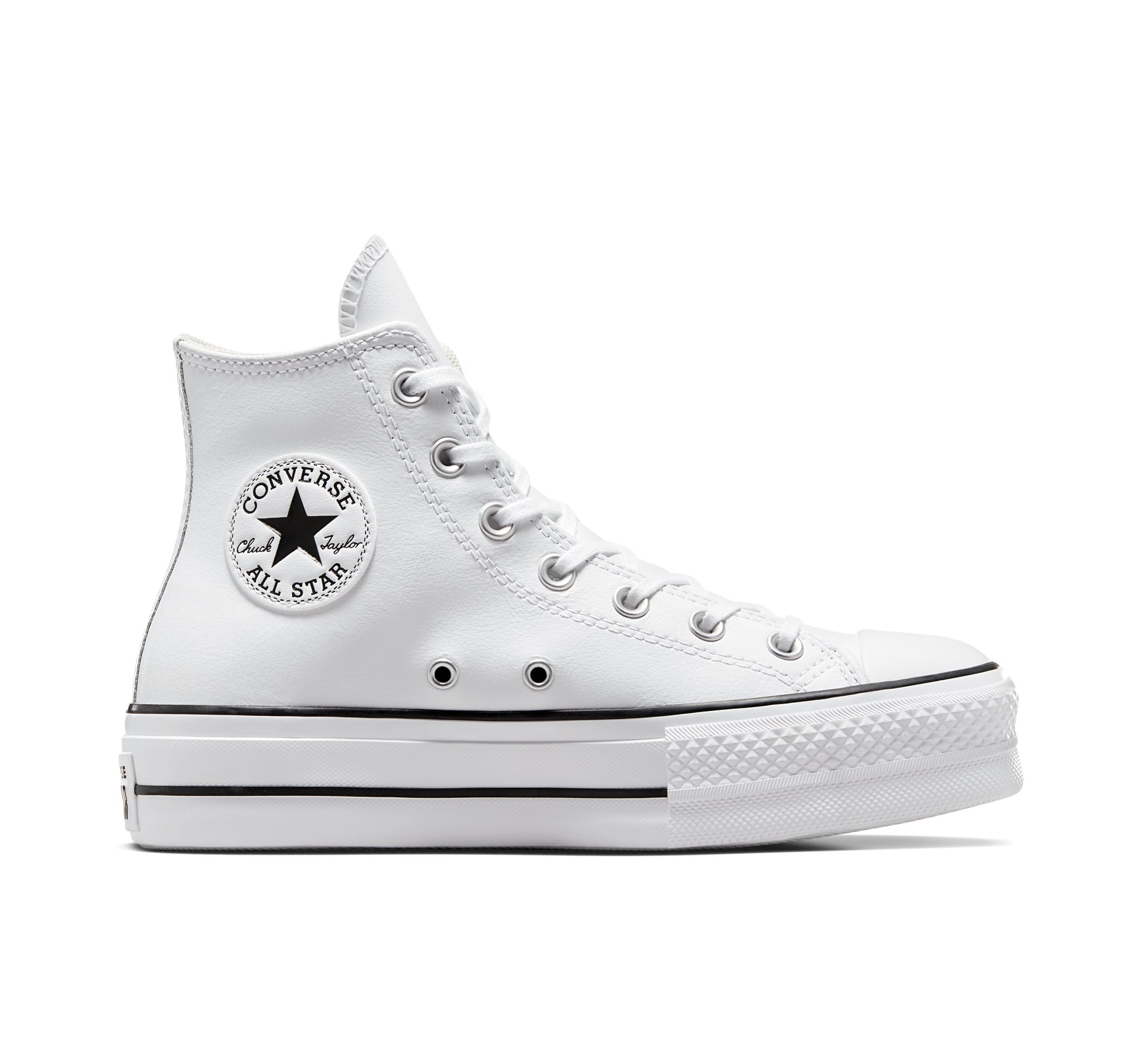 CONVERSE Chuck Taylor All Star Platform Leather White