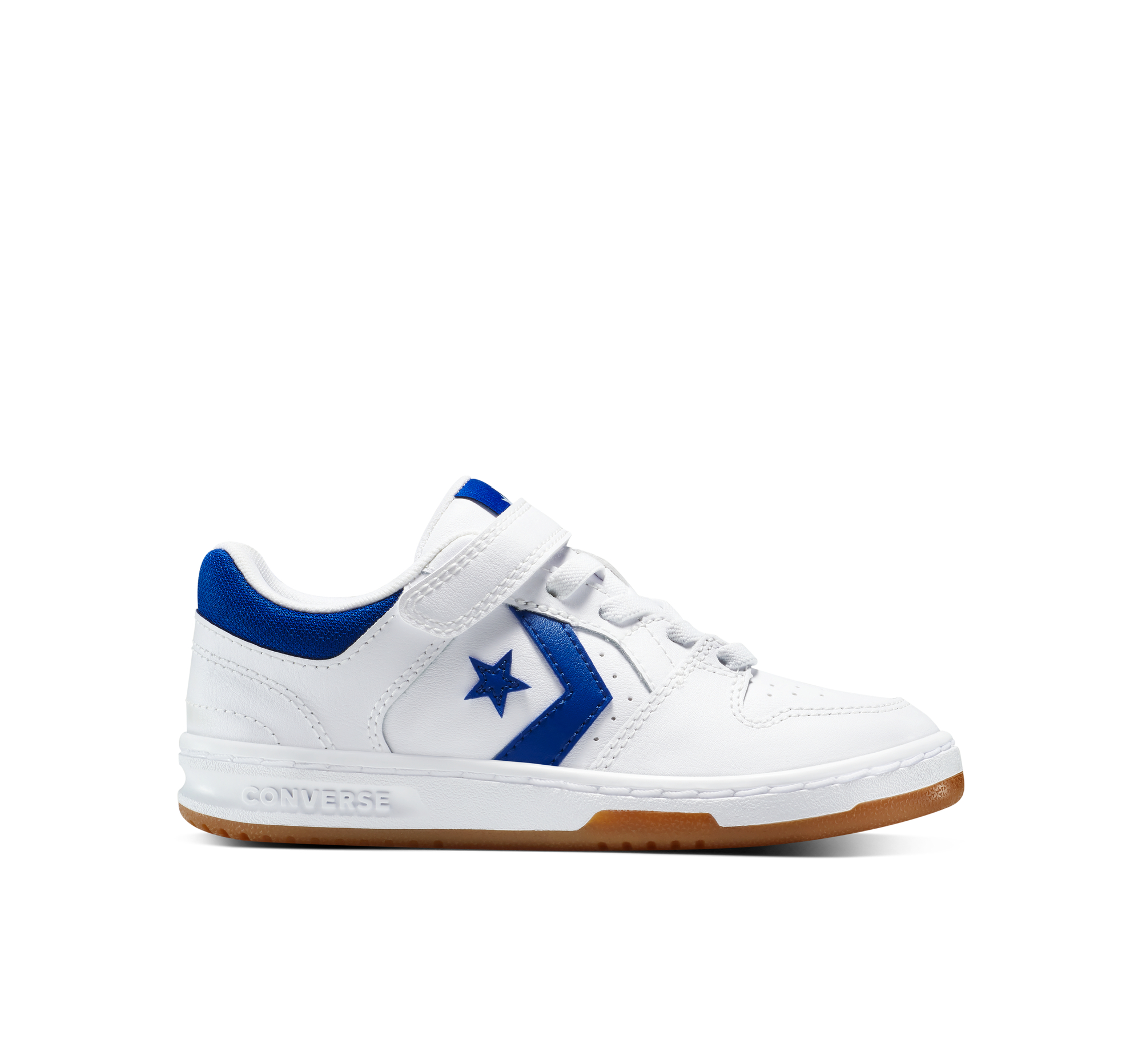 Converse Cl98 Easy-On Scarpa Low Top, Pelle da Bambini in Bianco