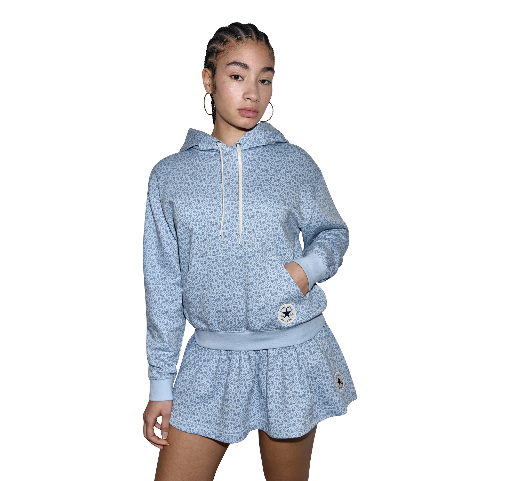 Chuck Floral Hoodie Women's Hoodie. Converse.com