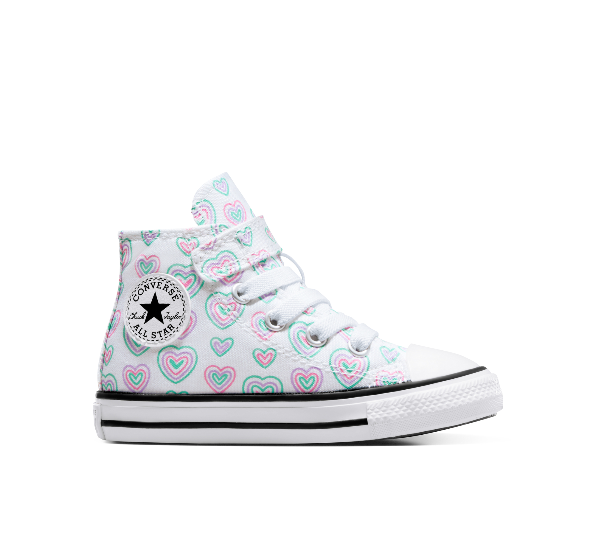 Chuck Taylor All Star Hearts Easy-On Baby & Toddler High Top Shoe
