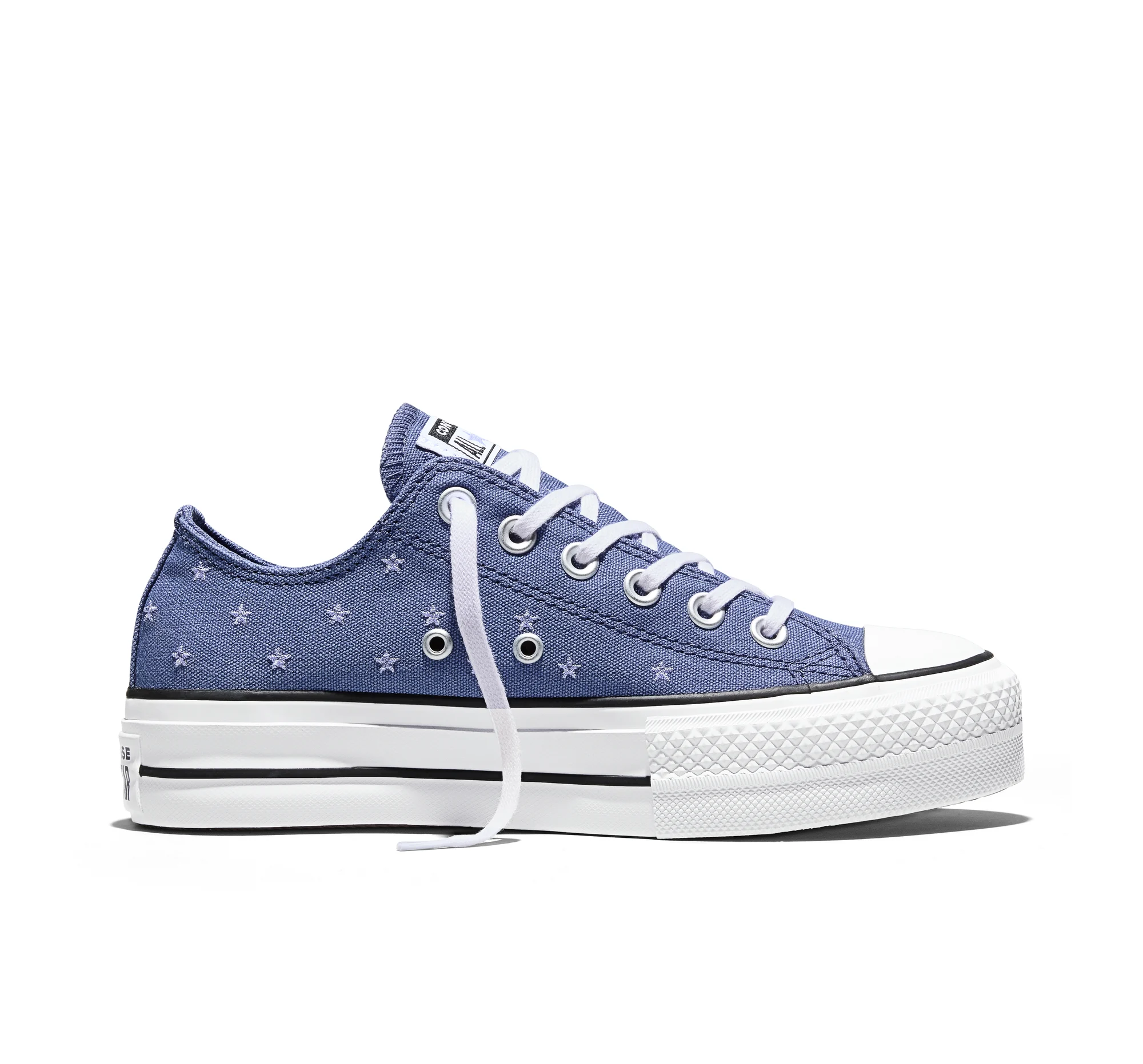 コンバース　NEW Kindle Chuck Taylor All Star Lift Platform Embroidered Stars Women's Low